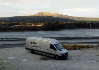 Mercedes Sprinter v Norsku